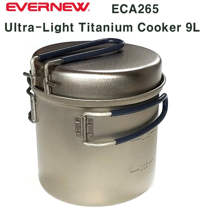 에버뉴 울트라 라이트 티타늄 쿠커 0.9L ECA265 코펠
